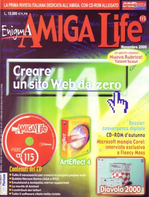 CD Enigma AMIGA LIFE n°115 Novembre 2000 Rivista 